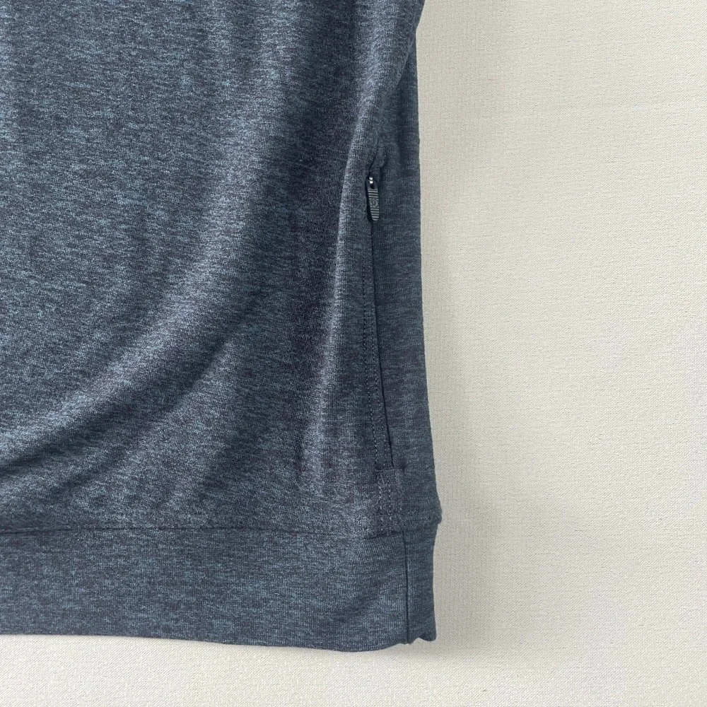 Lululemon Morning Miles Rulu Long Sleeve Heathered Nocturnal Teal Black Size‎ 6